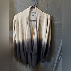 Barefoot Dreams Gray Cardigan Soft Open Front Sweater